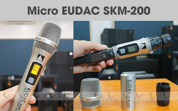 Micro không dây sân khấu EUDAC SKM-200: 6.000.000 VNĐ