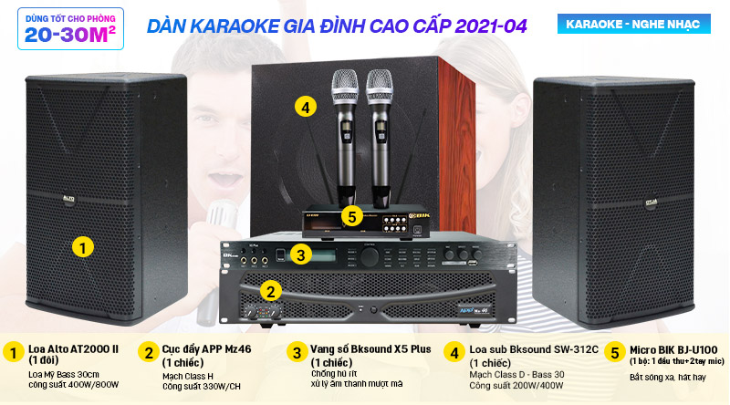 Loa karaoke Alto AT1000 II